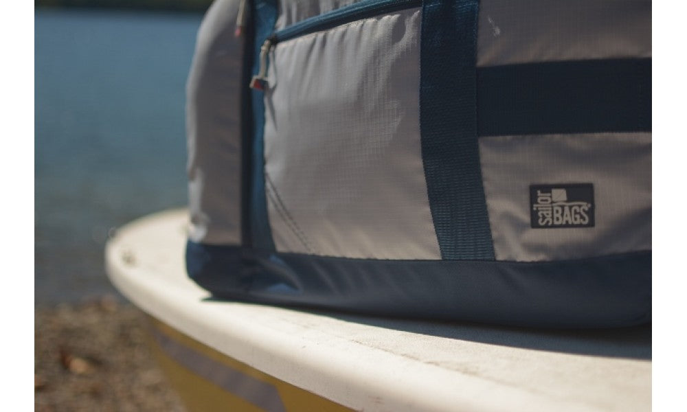 SailorBags Silver Spinnaker Racer Vegan Weekend Duffel