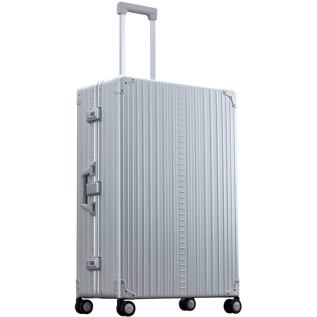 Multi-Size All Aluminum Hard Shell Luggage Case Carry on Spinner Suitcase by Tra