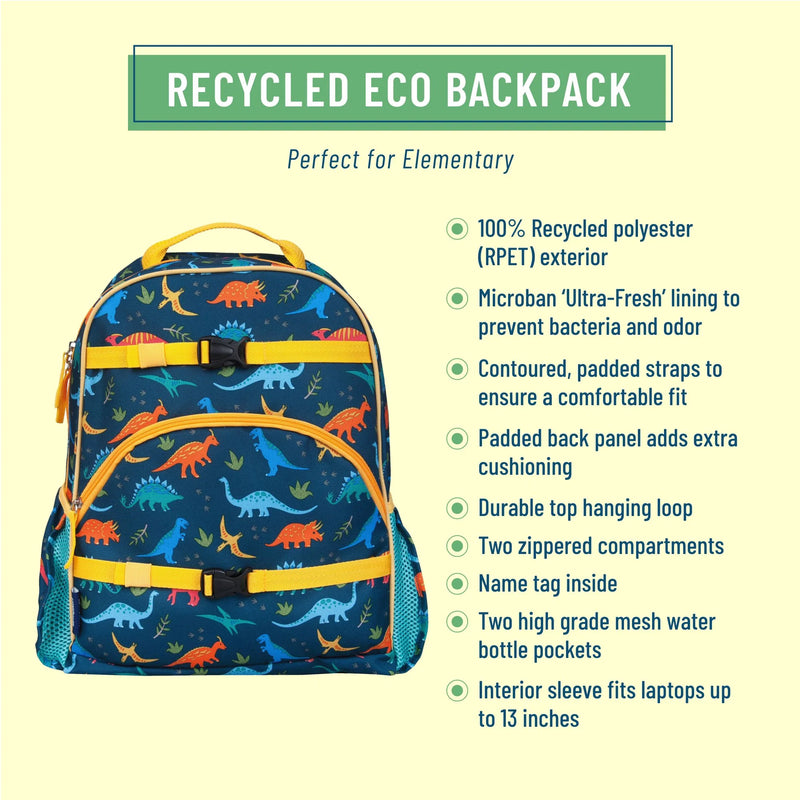 Wildkin Large ECO Kids Vegan Backpack - 18L