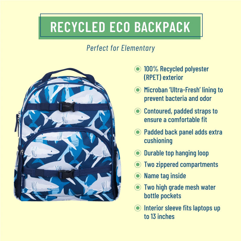 Wildkin Medium ECO Kids Vegan Backpack 12L