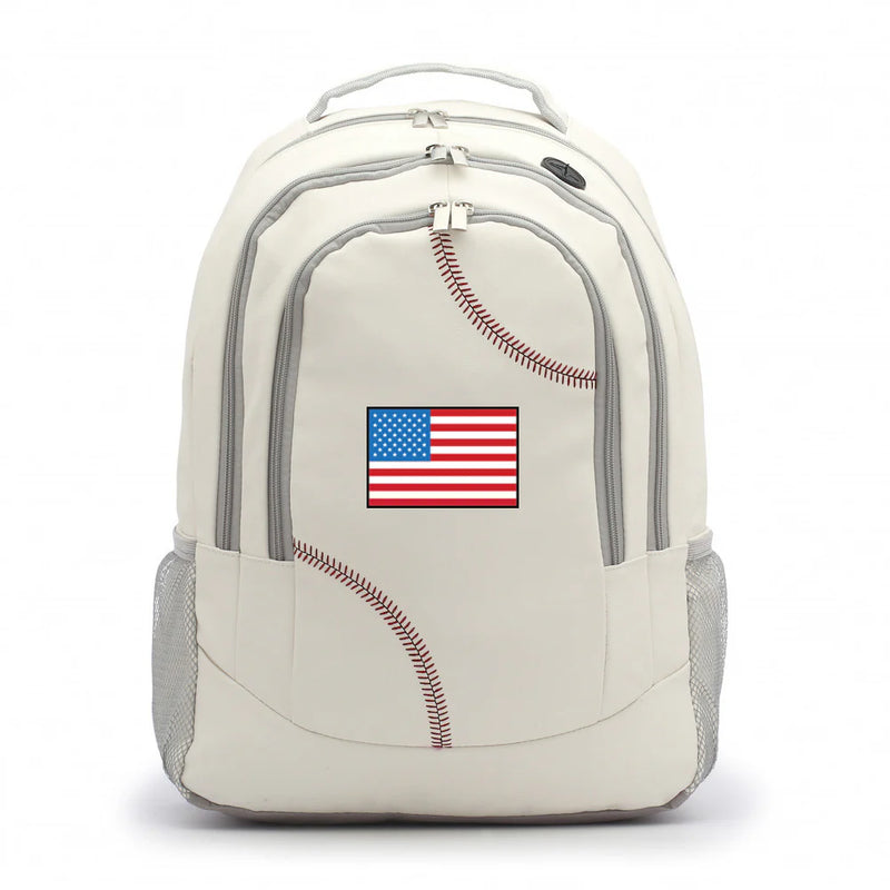 Zumer Sport 18" Baseball Backpack with USA Flag