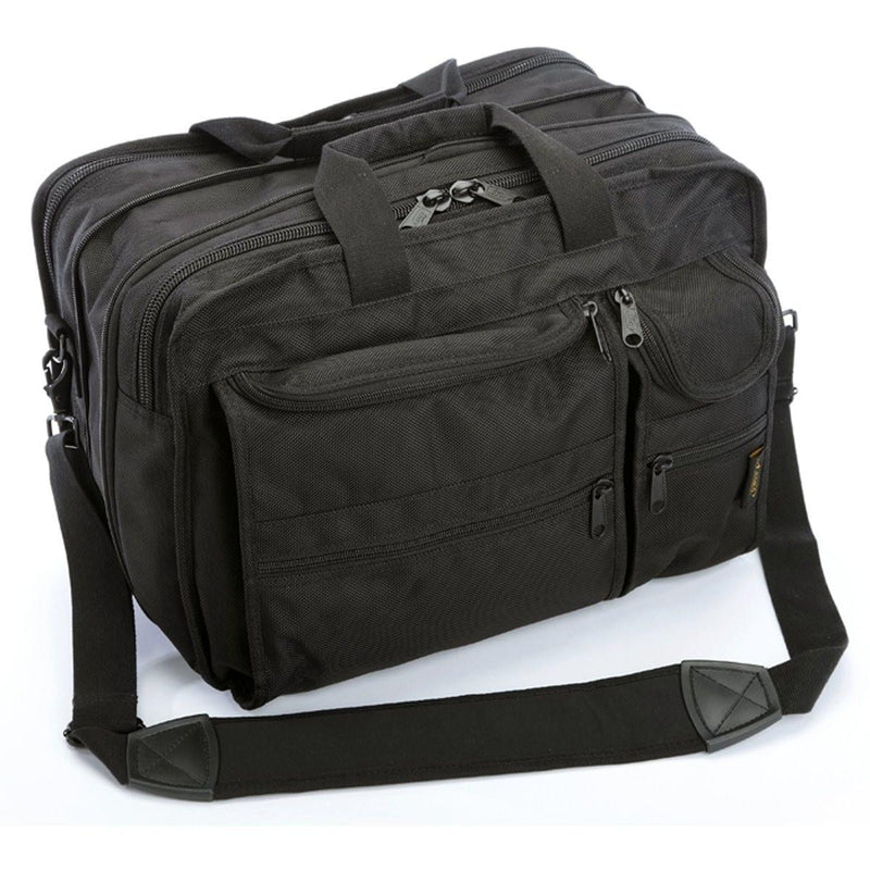 A. Saks Vegan Expandable Ballistic Nylon Organizer Briefcase-  – Strong Suitcases-Vegan & Eco-friendly Bags